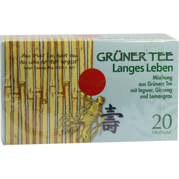 GRÜNER TEE+Ingwer+Ginseng Filterbeutel