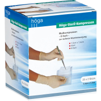 HÖGA-KOMPRESSEN 7,5x7,5 cm steril 8fach