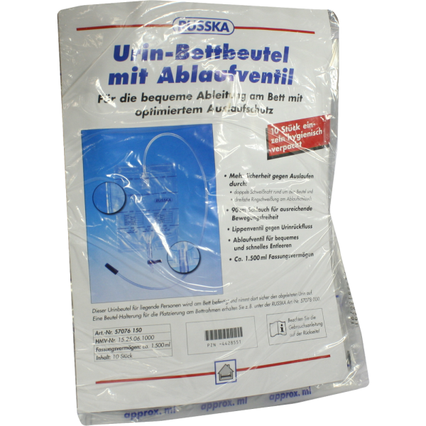 BETTBEUTEL 1,5 l m.Ablauf