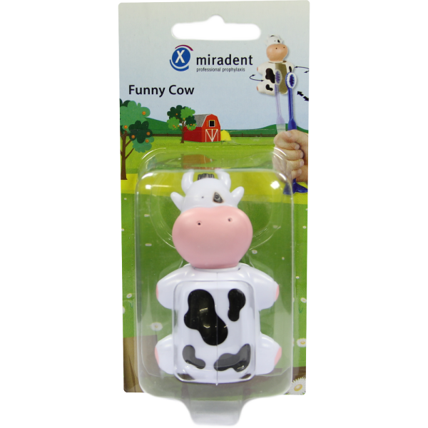 MIRADENT Zahnbürstenhalter Funny Kuh