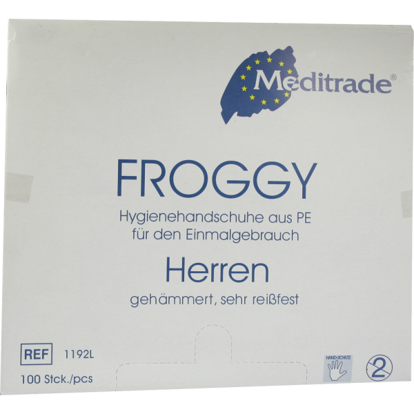HANDSCHUHE Einmal Polyethylen Herren
