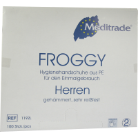 HANDSCHUHE Einmal Polyethylen Herren