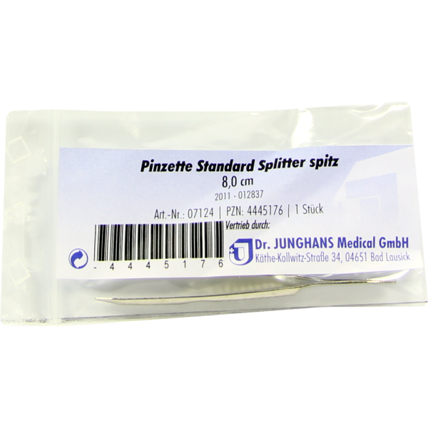 PINZETTE Splitter spitz 8 cm