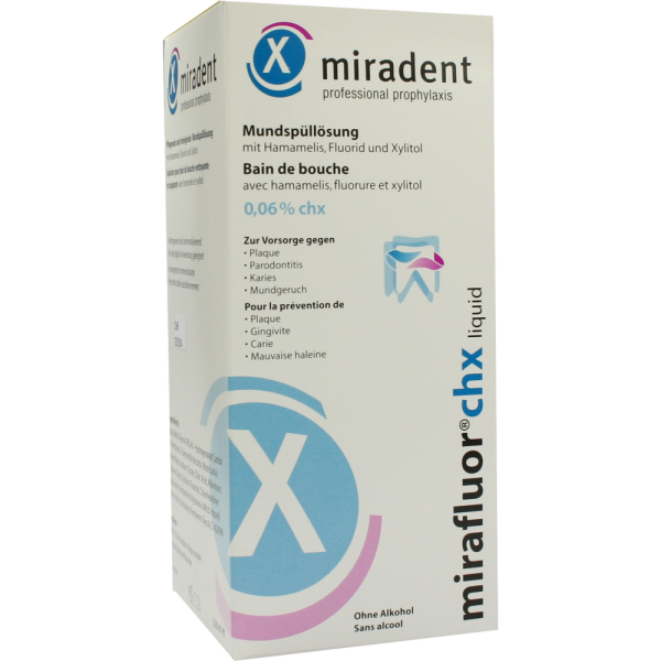 MIRADENT Mundspüllösung mirafluor CHX 0,06%
