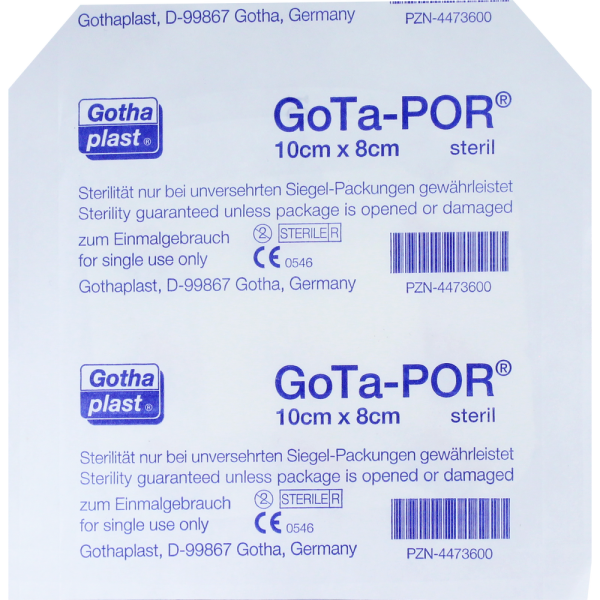 GOTA-POR Wundpflaster steril 80x100 mm