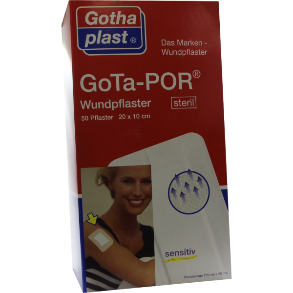 GOTA-POR Wundpflaster steril 100x200 mm