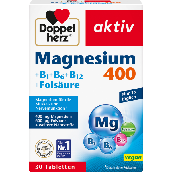 DOPPELHERZ Magnesium 400 mg Tabletten