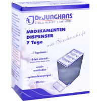 MEDIKAMENTENDISPENSER 7 Tage weiß trans.Blind.