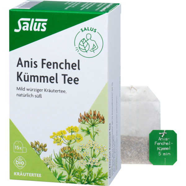 ANIS FENCHEL Kümmel Tee AFeKü Bio Salus Filterbtl.