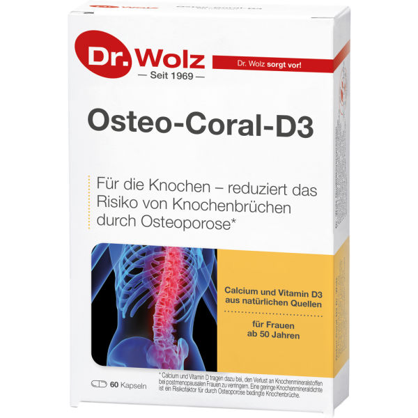 OSTEO CORAL D3 Dr.Wolz Kapseln