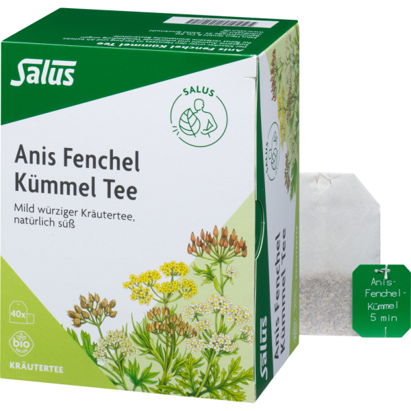 ANIS FENCHEL Kümmel Tee AFeKü Bio Salus Filterbtl.