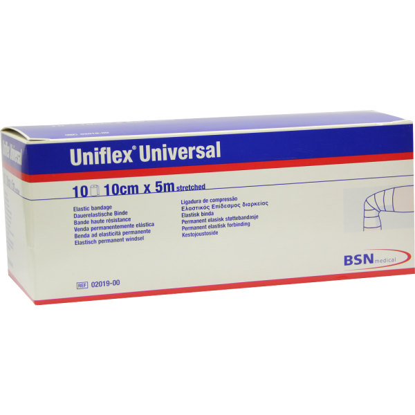 UNIFLEX Universal Binden 10 cmx5 m Zellglas weiß