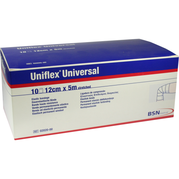 UNIFLEX Universal Binden 12 cmx5 m Zellglas weiß