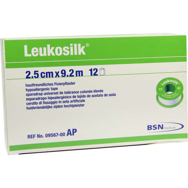 LEUKOSILK 2,5 cmx9,2 m
