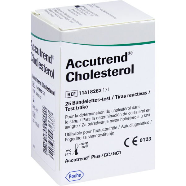 ACCUTREND Cholesterol Teststreifen
