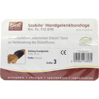 BORT Stabilo Handgelenkbandage Gr.3 schwarz