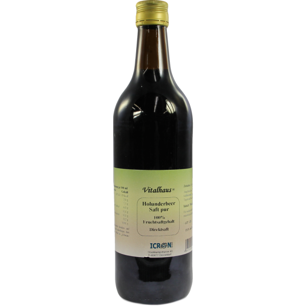 HOLUNDERBEER SAFT pur Vitalhaus