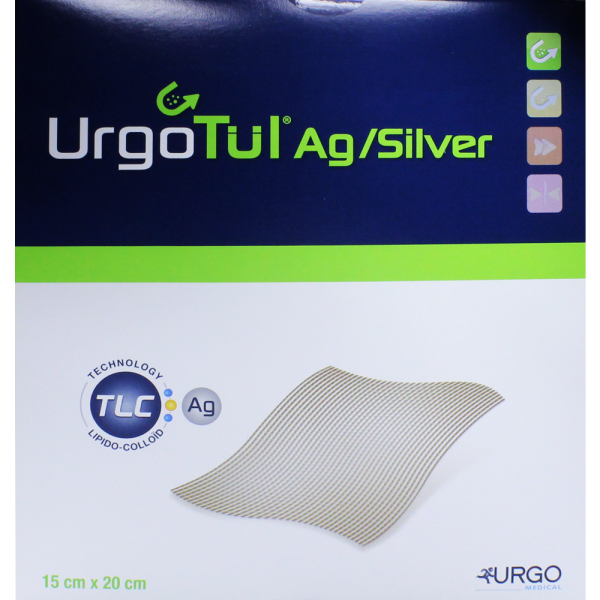 URGOTÜL Silver 15x20 cm Wundgaze