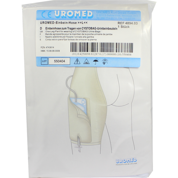UROMED Einbeinhose Gr.3 f.Urinbeutel 4894