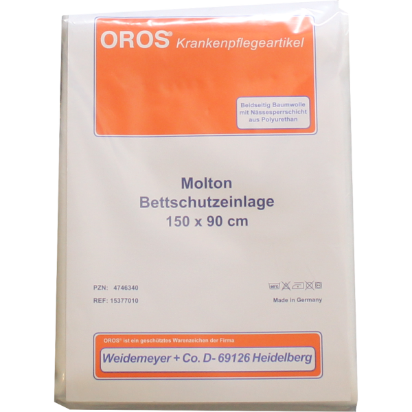 MOLTON BETTSCHUTZ Einlage 90x150 cm