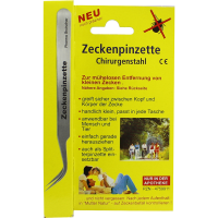 ZECKENPINZETTE Chirurgenstahl
