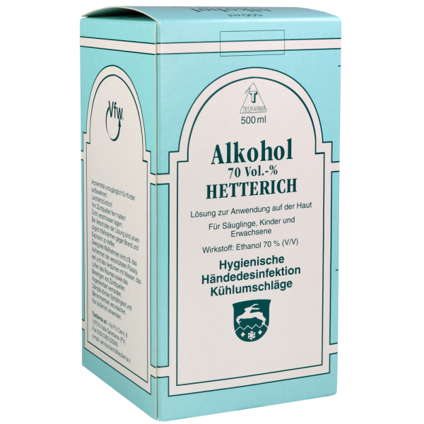 ALKOHOL 70% V/V Hetterich
