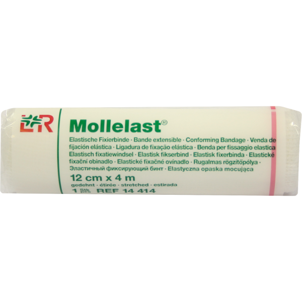 MOLLELAST Binden 12 cmx4 m weiß