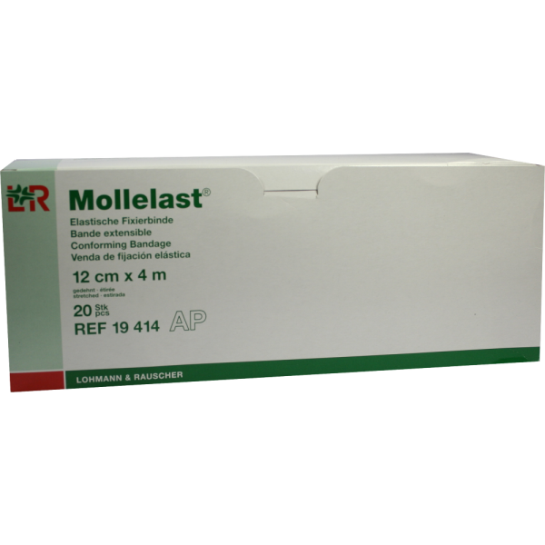 MOLLELAST Binden 12 cmx4 m weiß