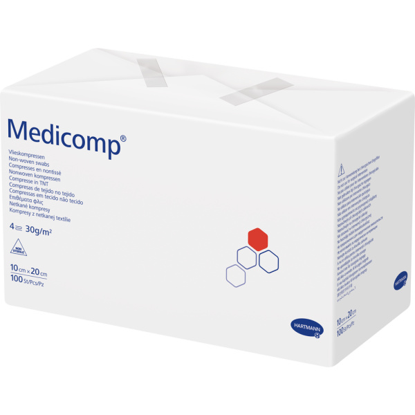 MEDICOMP Vlieskomp.unsteril 10x20 cm