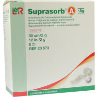 SUPRASORB A+Ag Antimik.Cal.Alginat Tamp.30 cm 2 g