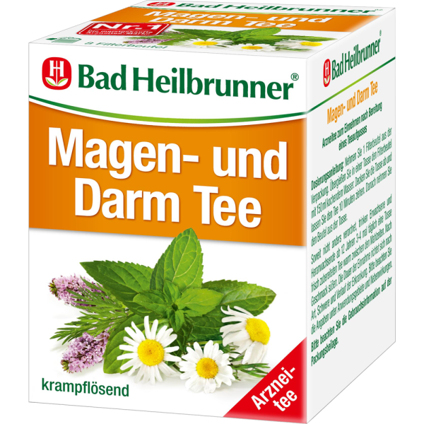BAD HEILBRUNNER Magen- und Darm Tee N Filterbeutel