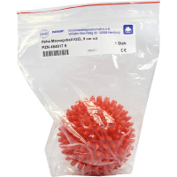 MASSAGEBALL Igel 9 cm rot