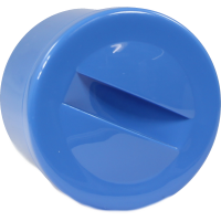 PROTHESENBEHÄLTER Kunststoff mit Deckel blau