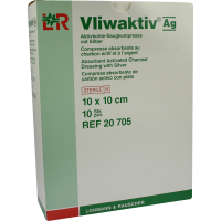 VLIWAKTIV AG Aktivkohle Saugkomp.m.Silber 10x10 cm