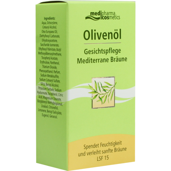 OLIVENÖL GESICHTSPFLEGE Creme mediterrane Bräune