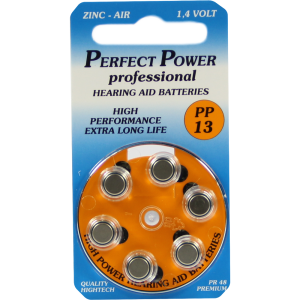 BATTERIEN f.Hörgeräte Power PP13