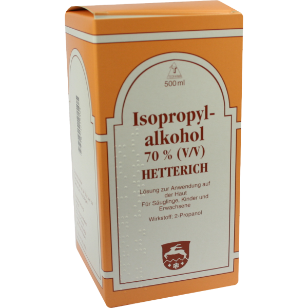 ISOPROPYLALKOHOL 70% V/V Hetterich
