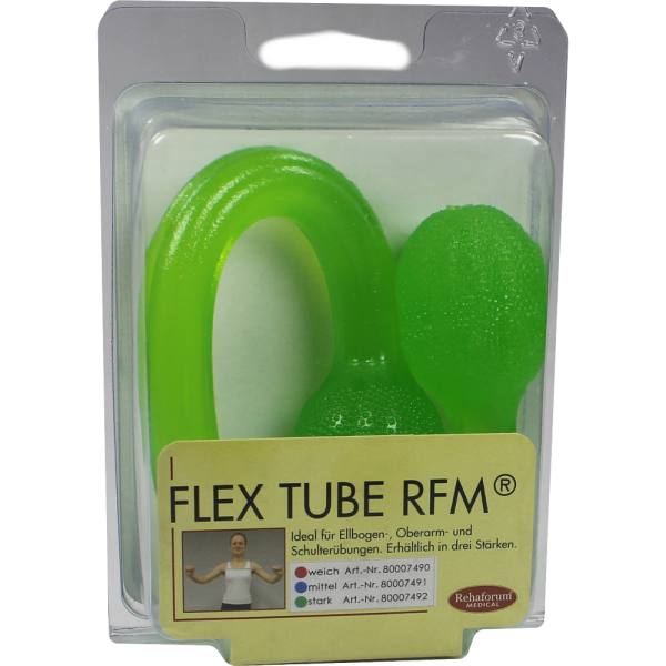 GYMNASTIKBAND Flex Tube medium grün