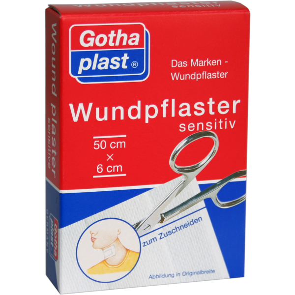 GOTHAPLAST Wundpfl.sensitiv 6 cmx0,5 m geschnitten