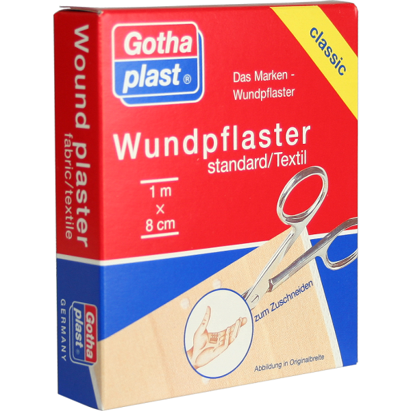 GOTHAPLAST Wundpfl.stand.8 cmx1 m