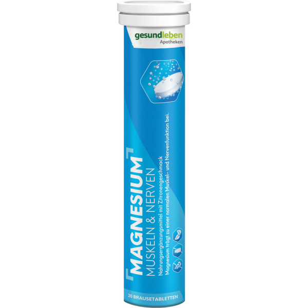 GESUND LEBEN Magnesium 187,5 mg Brausetabletten