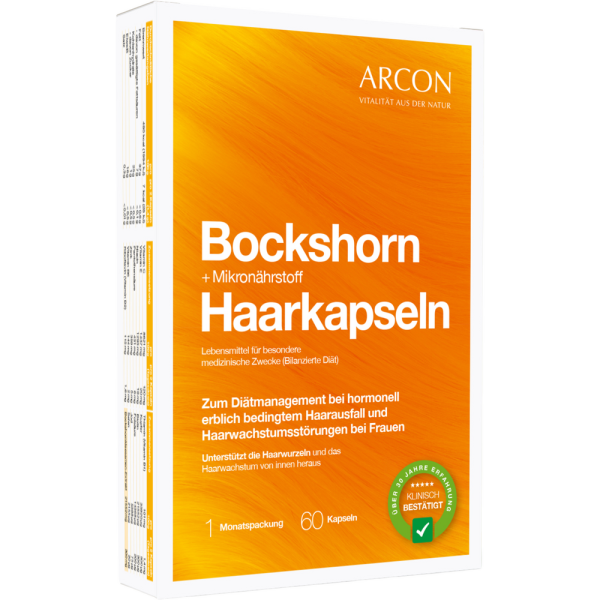 BOCKSHORN+Mikronährstoff Haarkapseln Tisane plus