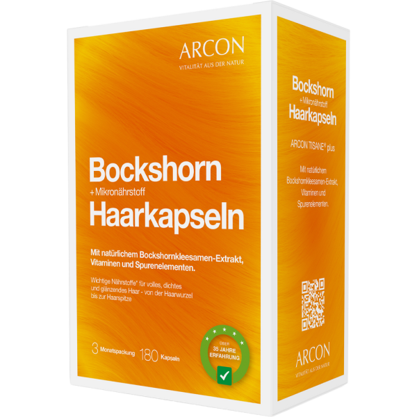 BOCKSHORN+Mikronährstoff Haarkapseln Tisane plus
