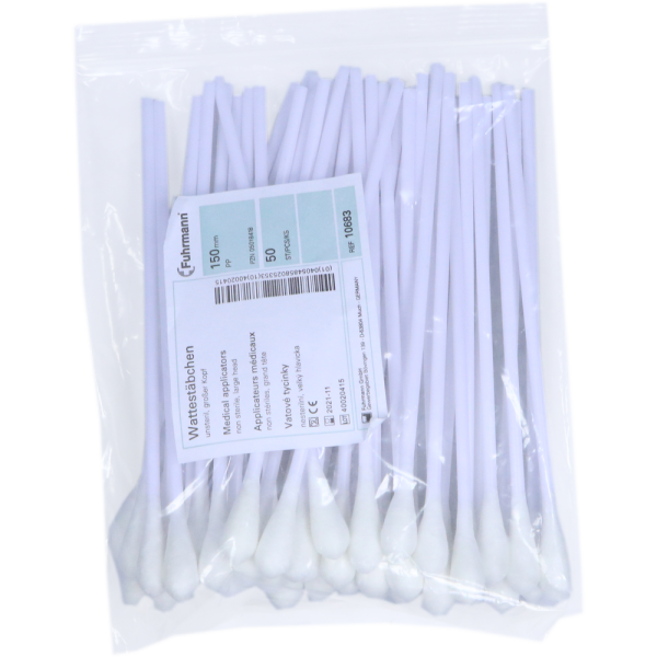 WATTESTÄBCHEN Kunststoff großer Kopf 15 cm...