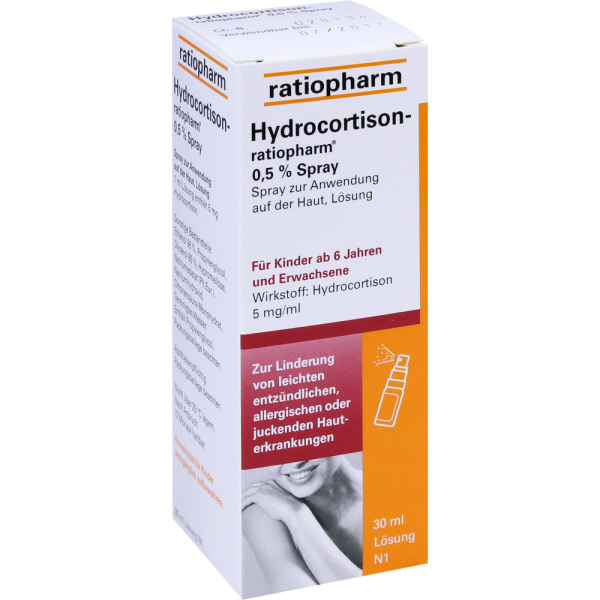 HYDROCORTISON-ratiopharm 0,5% Spray