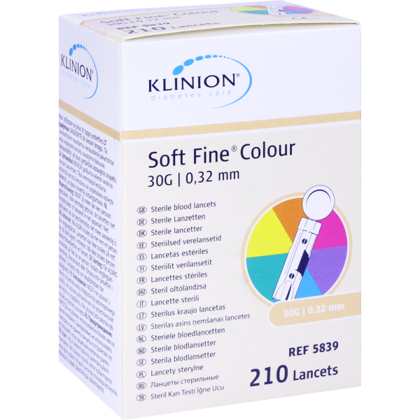 KLINION Soft fine colour Lanzetten 30 G