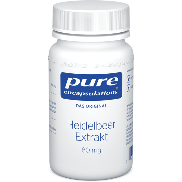 PURE ENCAPSULATIONS Heidelbeer Extrakt 80 mg Kaps.