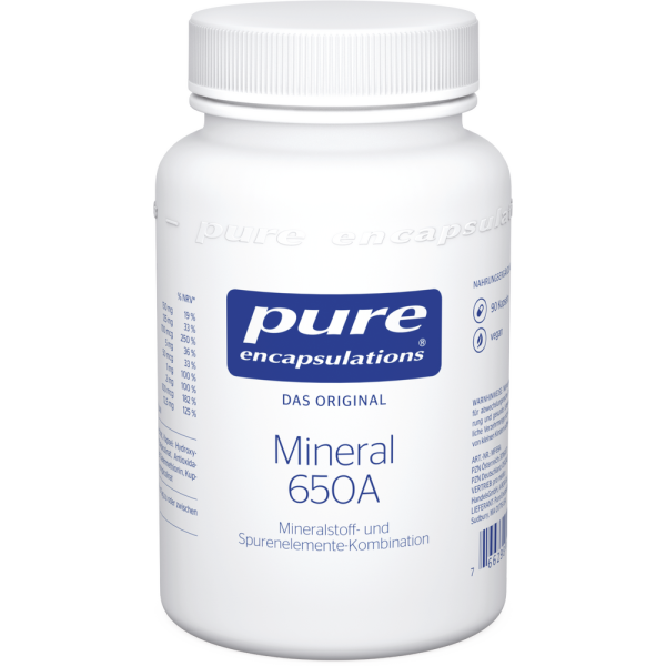 PURE ENCAPSULATIONS Mineral 650A Kapseln