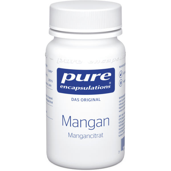 PURE ENCAPSULATIONS Mangan Mangancitrat Kapseln