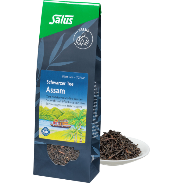 ASSAM schwarzer Tee Blatt-Tee TGFOP Bio Salus